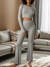 AliExpress New Forgiving Long Sleeve Cropped Long Pants Casual Set Suit