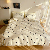 Classics Polka Dots Print Cotton Bedding Set