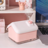 Kawaii Mini House Air Humidifier with Warm Light