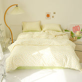 Spring Floral Print Cotton Bedding Set