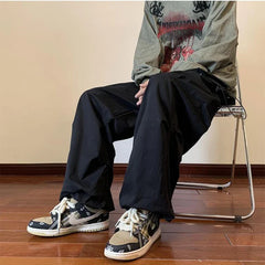 Hip Hop Streetwear Trousers Harajuku Casual Parachute Y2k Oversize Pants