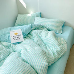 Refresh Jacquard Striped Bedding Set