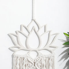 Lotus Flower Macrame Wall Hanging