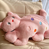 Cute Polka Dot Cat Plush Pillow