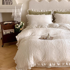 French Milk Velvet Warm Bedding Set