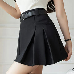 New Summer High Waist Solid Above Knee Length Casual Mini Suit Shorts
