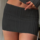 Summer New High Waist Denim Skirts Retro Sexy Tight Hip Blue Basic Casual Skirt