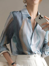 Patchwork Elegant Fashion Chiffon Shirts