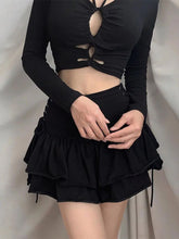Streetwear Mall Harajuku Y2k High Waist Bandage Mini Skirt