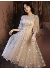 New Stylish O-Neck Summer Evening Dress