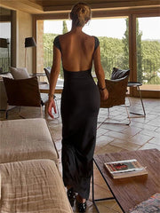 Female Patchwork Short Sleeve High Street Holiday Gown Ruffled New Casual Dress