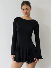 Round Neck Slim Vacation Knitted New Casual Dress