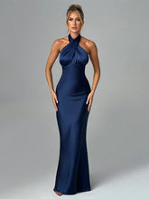 Long Slim Bodycon Halter Backless Nightclub Party Maxi Dress