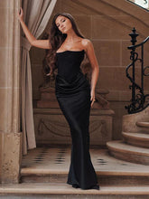 Patchwork Mermaid Bodycon Elegant Long Backless Nightclub Summer Maxi Dress