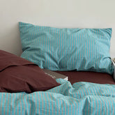 Vintage Striped Duvet Cover Set