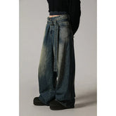 WomenVintage Harajuku High Waist Denim Pants