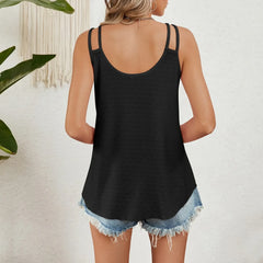 Leisure Boho Fashion Sleeveless Casual Small Female Clothing Cami Top