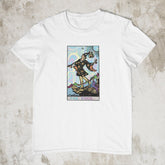 T-shirt Tarot Print Tops Casual Ladies Basic
