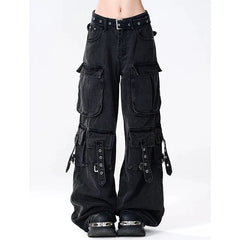 Y2K Japanese Cargo Halloween Pants