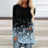 Floral Sparkly Glittery Painting T shirt