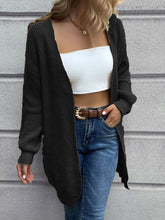 Casual Long Knitted Cardigan sweater Jacket V-Neck Full Cardigans