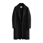 Wool Baggy Long Solid Simple All-match Overcoat