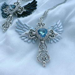 Wing Cross Necklace
