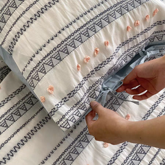 Bohemian Tufted Bedding Set