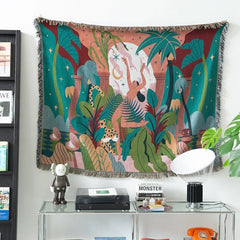 Forest Dancer Throw Blanket
