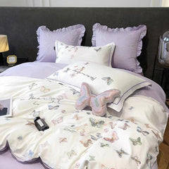 Butterfly Embroidery Bedding Set