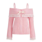 Coquette Pink Sweater