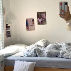 Coastal Stripes Bedding Set - Blue