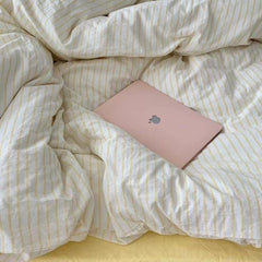 Coastal Stripes Duvet Cover - Yellow