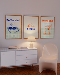 Coffee Club Poster Set