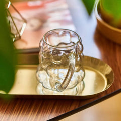 Bubble Glass Coffee Mug