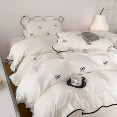 Coquette French Bow Bedding Set