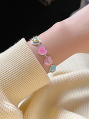 Colorful Love Heart Bracelet