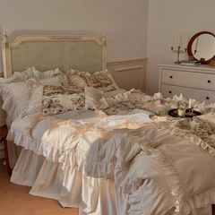 French Vintage Painting Duvet Cover