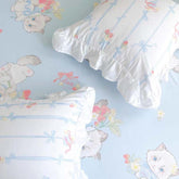 Girly Ruffle Throw Pillow Cover