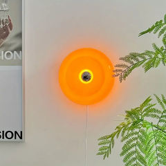 Vintage Donut Bauhaus Lamp