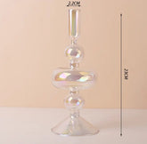 Taper Glass Candlestick Holder