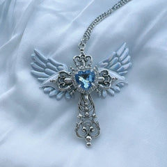 Wing Cross Necklace