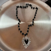 Gothic Red Heart Pendant