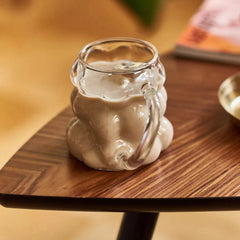 Bubble Glass Coffee Mug