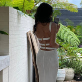 Fit Wrap Bodycon Vintage Knitted Long Club Party Maxi Dress