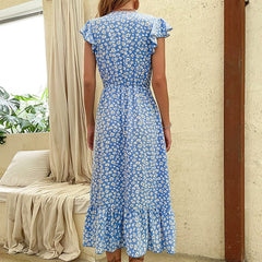 Harriet High Low Midi Dress