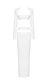 WHITE TWO PIECES BANDAGE SET