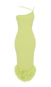BANDAGE BACKLESS MAXI DRESS IN YELLOW
