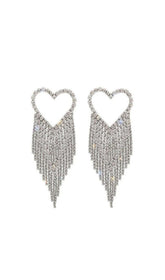 Vonde Rhinestone Tassel Earrings