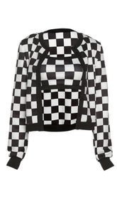 Two-piece long-sleeved cardigan(Two Pieces Suit)